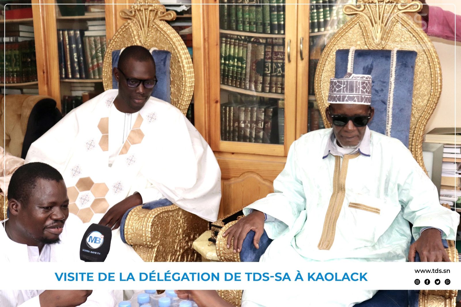 Religion: La Société de Télédiffusion du Sénégal (TDS-SA) en visite aux foyers religieux en perspective du Maouloud 2024.