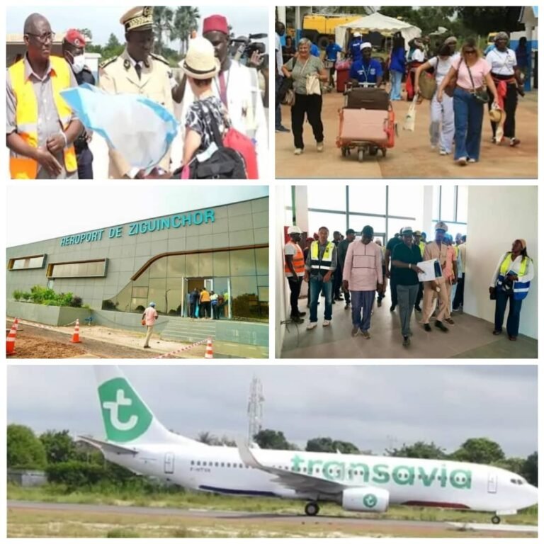 L’Aéroport international de Cap Skirring a accueilli ce dimanche le premier vol charter de la compagnie Transavia, affrété par le Club Med, avec à bord 150 passagers.