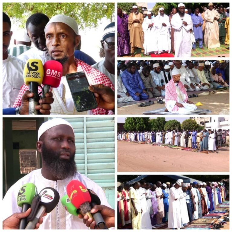 Ziguinchor: Une partie de la communauté musulmane a célébré Eid el Fitr ce dimanche