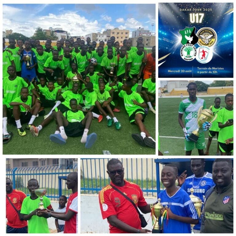 Dakar Tour 2025 : un tremplin pour les U13, U15 et U17 de l’AFA de Ziguinchor.