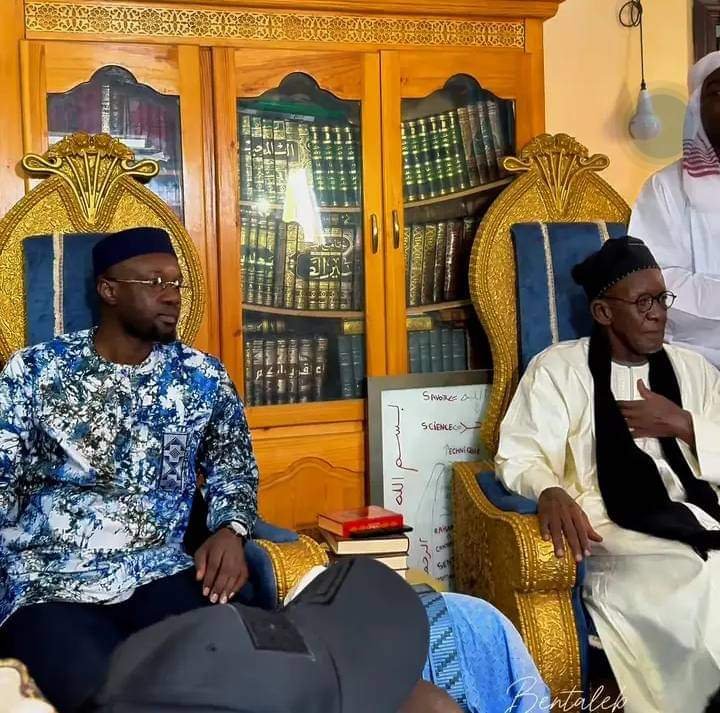 Ziar à Médina Baye au seuil du Gamou- Le touchant discours du Pm, Ousmane Sonko, devant le khalif