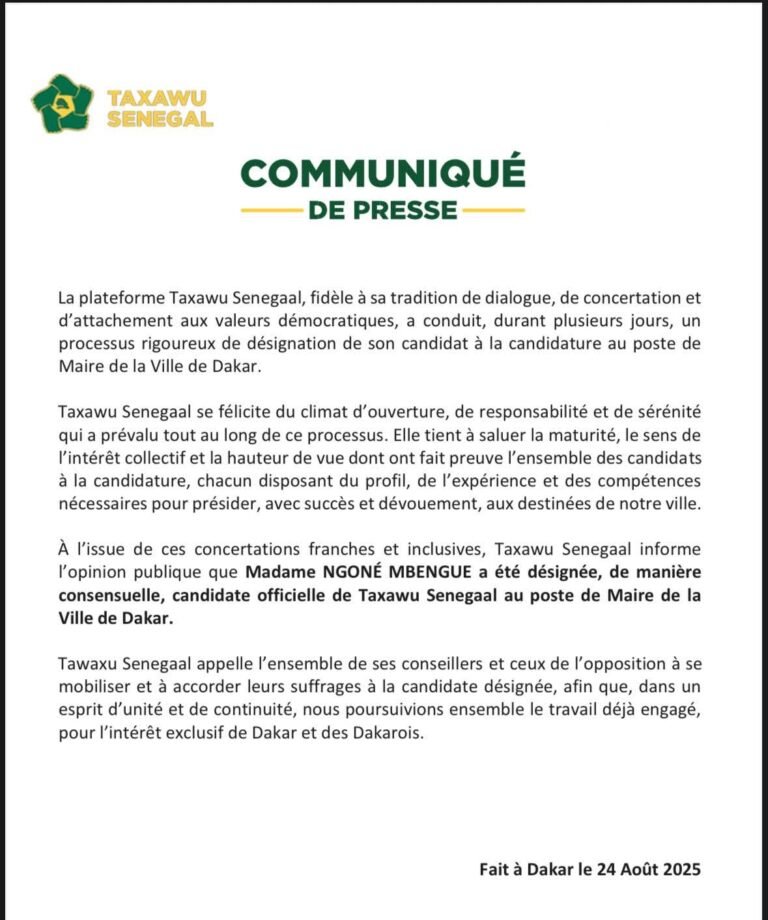 Remplacent de "Dias fils" à la maire de Dakar- Khalifa Sall porte son choix sur...