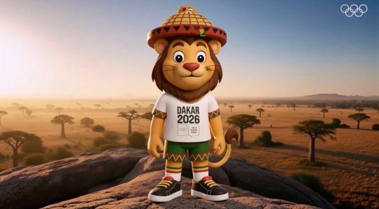 MASCOTTE DES JOJ 2026 : AYO, LE LION SYMBOLE DU SÉNÉGAL ET DE L’AFRIQUE