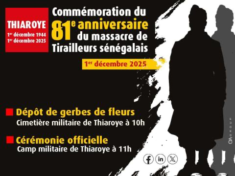 Commémoration du 81e anniversaire du massacre des Tirailleurs sénégalais