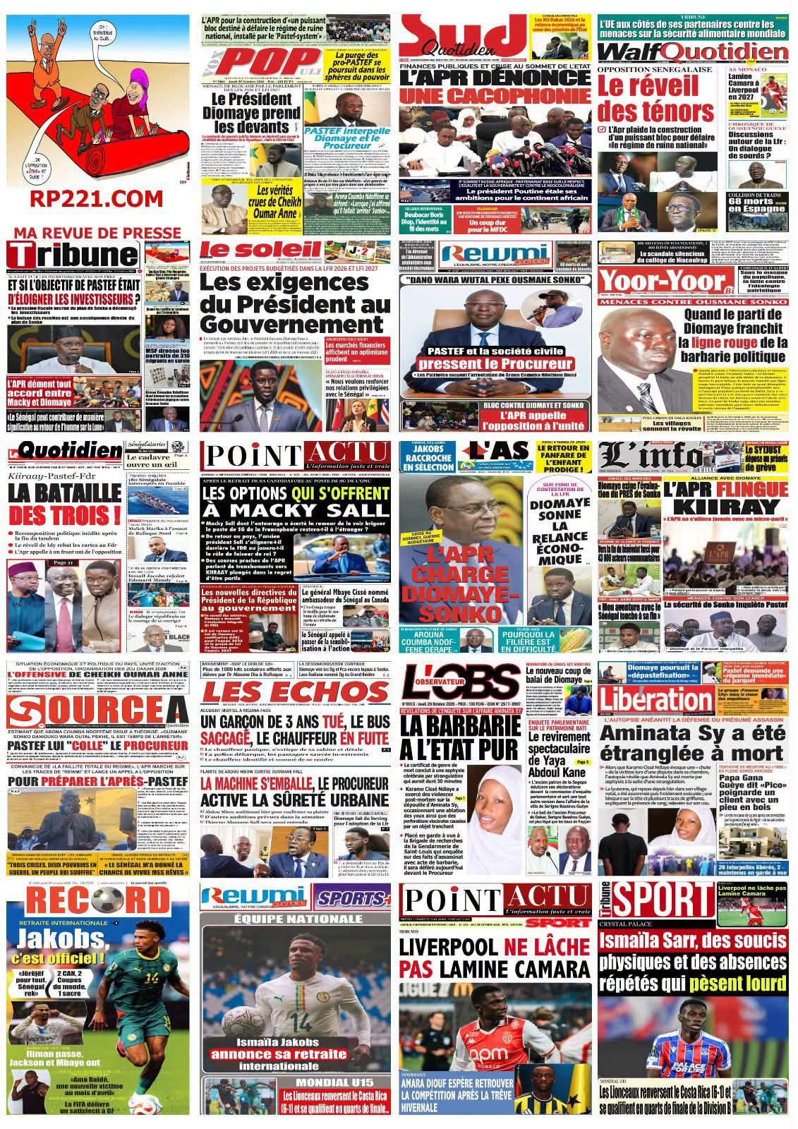 Diomaye et Sonko sous pression, l’opposition prépare l’après-Pastef : le Sénégal à l’épreuve de ses fractures